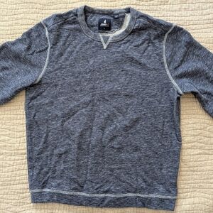 johnnie-O Nathan Heather Blue Cotton Sweatshirt (14)